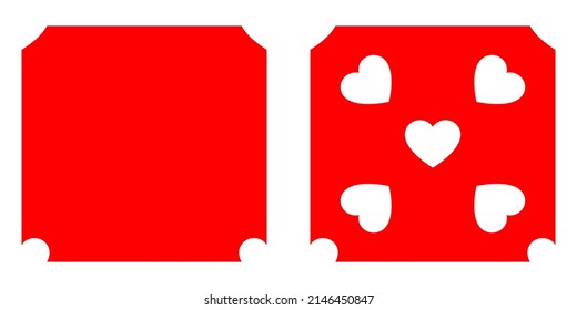 Seamless, repeatable heart shape, icon pattern, texture. Heart wrapper, wrapping paper background