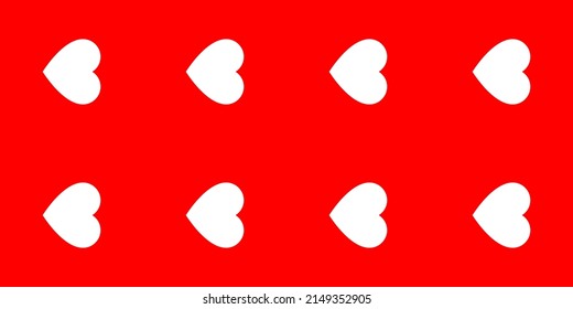 Seamless, repeatable heart shape, icon pattern, texture. Heart wrapper, wrapping paper background
