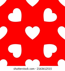 Seamless, repeatable heart shape, icon pattern, texture. Heart wrapper, wrapping paper background