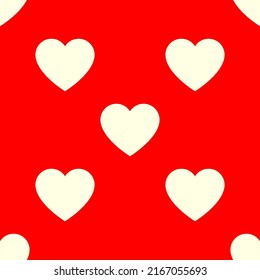 Seamless, repeatable heart shape, icon pattern, texture. Heart wrapper, wrapping paper background