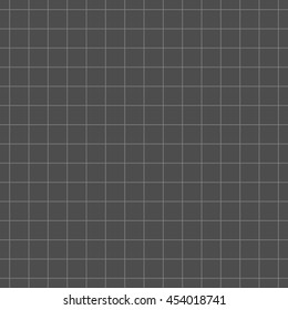 Seamless (repeatable) line art checked pattern background of two flat shades gray chalkboard colors
