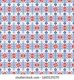 Seamless repeatable pattern in bohemian style. All element of the patterns are grouped and layered per each color. Easy to use and to edit for various purposes. 