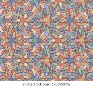 Seamless repeatable pattern of Ginkgo Collection in vector format