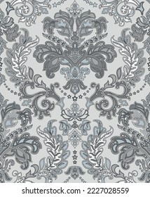 SEAMLESS REPEATABLE TRADITIONAL PAISLEY DESIGN