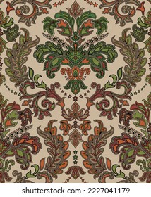 DISEÑO TRADICIONAL DE PAISLEY INSEGURAMENTE REPETIBLE
