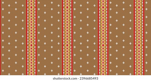 seamless repeated Nordic sweater pattern design. scheme for knitted sweater pattern design or cross stitch embroidery. vector knitting pattern illustration.  