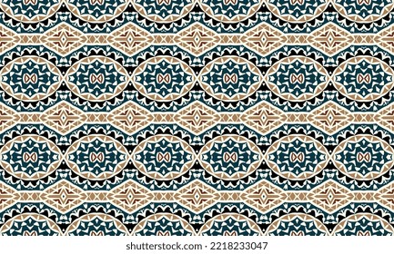 Seamless repeated pattern design. Women's long dress pattern design, vector vintage art illustration 