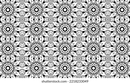 Seamless repeated pattern design. Women's long dress pattern design, vector vintage art illustration 