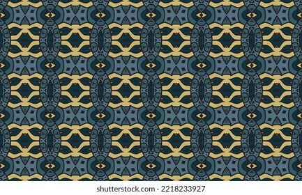 Seamless repeated pattern design. Women's long dress pattern design, vector vintage art illustration 