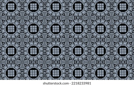 Seamless repeated pattern design. Women's long dress pattern design, vector vintage art illustration 