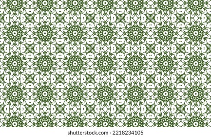 Seamless repeated pattern design. Women's long dress pattern design, vector vintage art illustration 