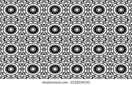Seamless repeated pattern design. Women's long dress pattern design, vector vintage art illustration 