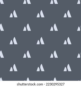 Seamless repeating atlasian flat icon pattern, stormcloud and lavender (web) color. Design for wrapping paper or postcard.