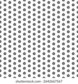 Seamless repeating black tree silhouette pattern on dusty background. Nature-inspired minimal botanical design for textiles, wallpapers, fabric prints, wrapping paper and digital backgrounds.