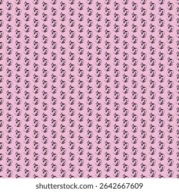 Seamless repeating black tree silhouette pattern on dusty background. Nature-inspired minimal botanical design for textiles, wallpapers, fabric prints, wrapping paper and digital backgrounds.