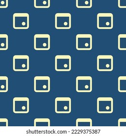 Seamless repeating calendar today flat icon pattern, dark slate gray and blond color. Design for wrapping paper or postcard.