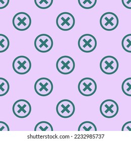 Repitiendo sin inconvenientes cancelar el patrón de icono plano, lavanda pálida y color verde celadón. Fondo de la tarjeta de visita.