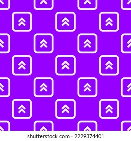 Seamless repeating chevron double up r flat icon pattern, violet and lavender blush color. Design for wrapping paper or postcard.