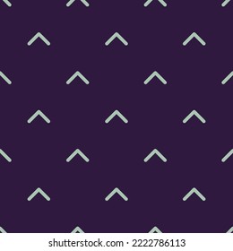 Seamless repeating chevron up flat icon pattern, onyx and ash grey color. Design for wrapping paper or postcard.