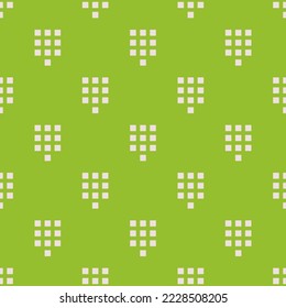 Seamless repeating dialpad flat icon pattern, yellow-green and platinum color. Design for wrapping paper or postcard.