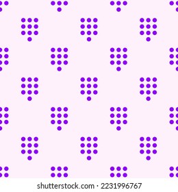 Seamless repeating dialpad flat icon pattern, lavender blush and violet color. Design for announcement.