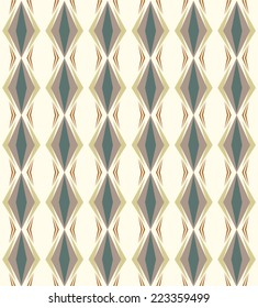 Seamless repeating diamond pattern, in a fifties inspired design (vector) (jpg available)