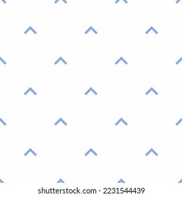 Seamless repeating expand less flat icon pattern, white and ceil color. Background for notebook.