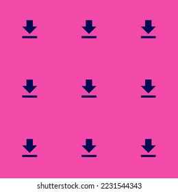 Descarga de archivos repetitivos sin inconvenientes de un patrón de icono plano, rosa bonbon y oxford color azul. Fondo del volante.