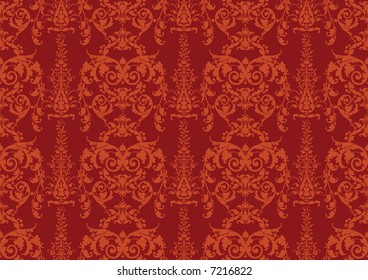 Seamless repeating floral patterns