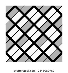 A seamless repeating geometric pattern perfect for digital backgrounds, textiles, wallpapers, and modern design projects. Clean, abstract, and versatile vector design.