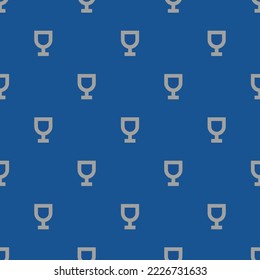 Patrón de icono plano de vidrio repitiendo sin inconvenientes, color azul y gris oscuro. Fondo para el diseño de la interfaz de usuario.