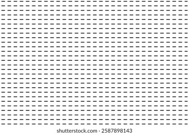 Seamless repeating horizontal dashed lines pattern.