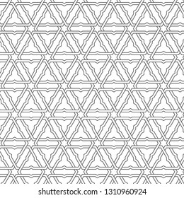 Seamless Repeating Islamic Geometric Pattern Background