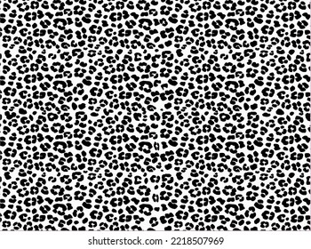 seamless repeating leopard vector design art drawn