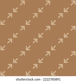 Seamless repeating minimize 2 flat icon pattern, chamoisee and tan color. Design for wrapping paper or postcard.