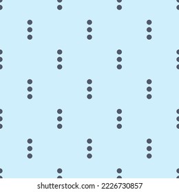 Seamless repeating more vertical alt flat icon pattern, lavender (web) and stormcloud color. Design for document cover.