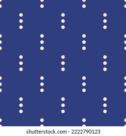 Seamless repeating more vertical flat icon pattern, st. patrick's blue and linen color. Design for wrapping paper or postcard.