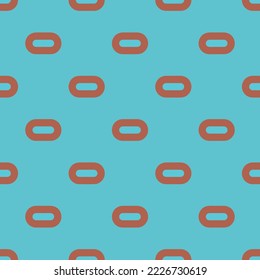 Seamless repeating oculus flat icon pattern, medium turquoise and rose vale color. Background for login page.