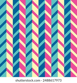 seamless repeating pattern of 3d style broken lines in pink and white