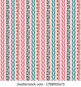 seamless repeating pattern, abstract lines with simple shapes