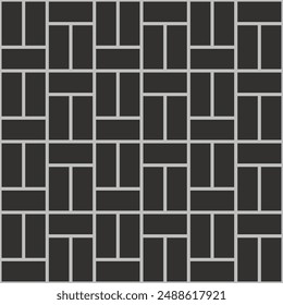 seamless repeating pattern black brick wall