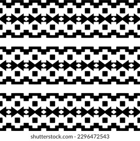 Seamless repeating pattern.  Black and white pattern for web page, textures, card, poster, fabric, textile.