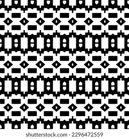 Seamless repeating pattern.  Black and white pattern for web page, textures, card, poster, fabric, textile.