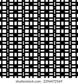 Seamless repeating pattern.  Black and white pattern for web page, textures, card, poster, fabric, textile.