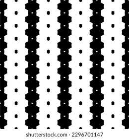 Seamless repeating pattern.  Black and white pattern for web page, textures, card, poster, fabric, textile.
