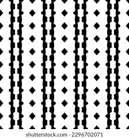 Seamless repeating pattern.  Black and white pattern for web page, textures, card, poster, fabric, textile.