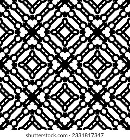 Seamless repeating pattern.  Black and white pattern for web page, textures, card, poster, fabric, textile.