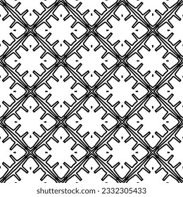 Seamless repeating pattern.  Black and white pattern for web page, textures, card, poster, fabric, textile.