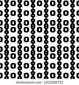 Patrón de repetición sin inconvenientes.  Patrón blanco y negro para página web, texturas, tarjeta, afiche, tela, textil.