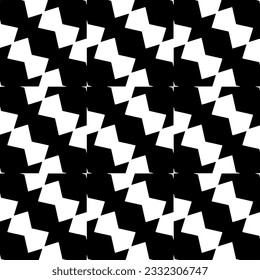 Seamless repeating pattern.  Black and white pattern for web page, textures, card, poster, fabric, textile.